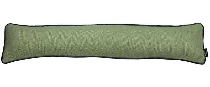 Kian Fabric Draught Excluder, Green/Grey
