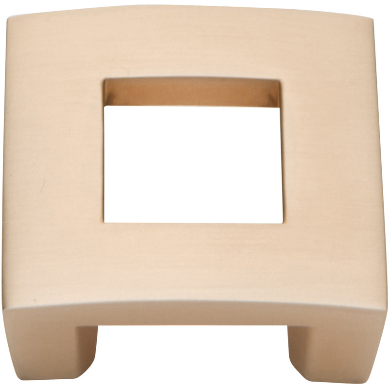 Centinel 1 3/4" Length Square Knob, Champagne