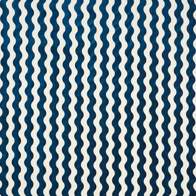 Schumacher x Miles Redd The Wave Velvet Fabric
