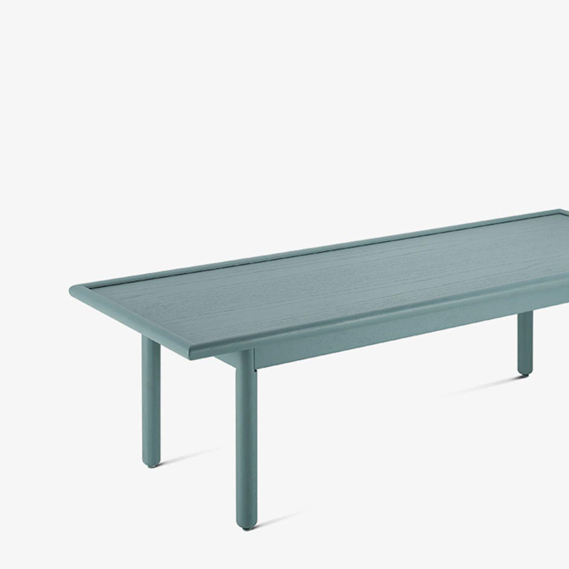 Table basse moderne simple de style crème
