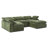 Wonardo Upholstered U-Shaped Sectional Reversible-1206242232