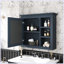 Armoire de rangement murale moderne avec miroir-543936886