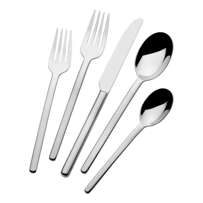 Ensemble de couverts 45 pièces Mikasa Zena, service pour 8, argent