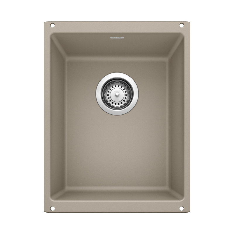 Precis SILGRANIT 13" Undermount Bar Sink, Truffle