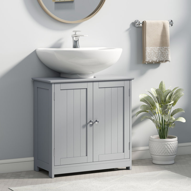 Freestanding Under Sink Cabinet, Grey
