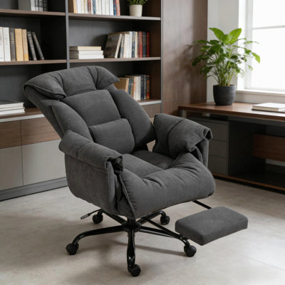 Chaise de bureau inclinable, chaise de bureau à haut dossier