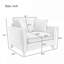 Fauteuil d'appoint simple avec coussin pour le salon-650256996