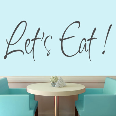 Adhésif décoratif «Let's Eat»