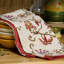 Fleurs Des Indes Linen Floral Tea Towel-1849149622