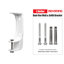 Auvent rétractable motorisé pour terrasse 16 pi x 10 pi Advaning-859885061-859885058