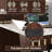 80" Expandable Kitchen Island With Faux Marble Top, Built-In Outlets & Mobile Storage