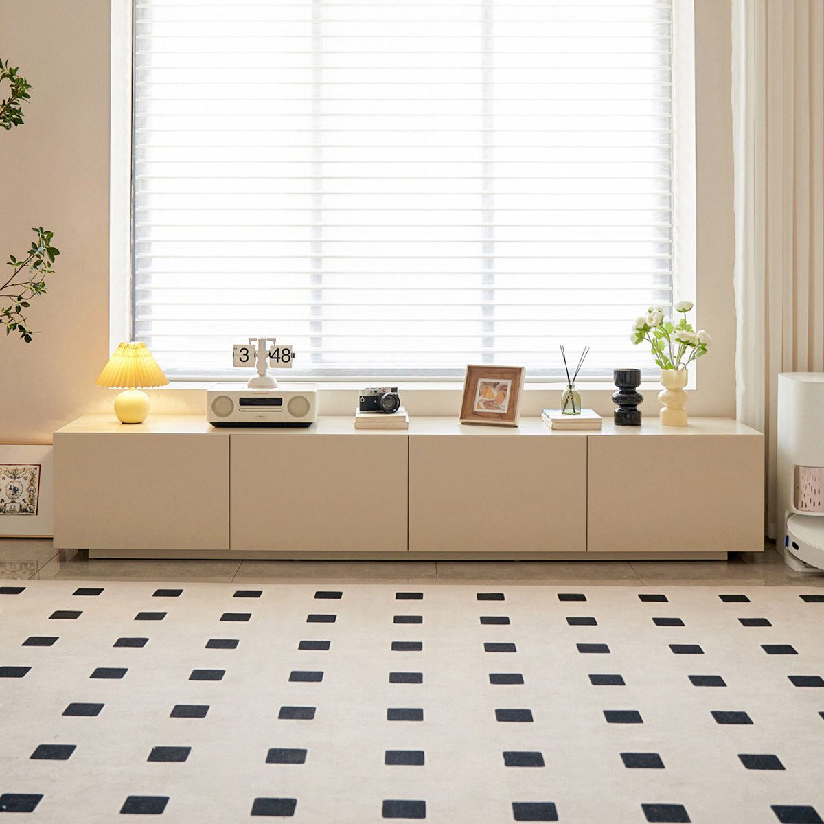 Seasonal Homes 94.49" White Solid Wood TV Stands Wayfair Canada