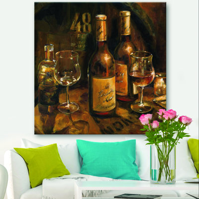 " Vintage Wine Cellar " Painting Print