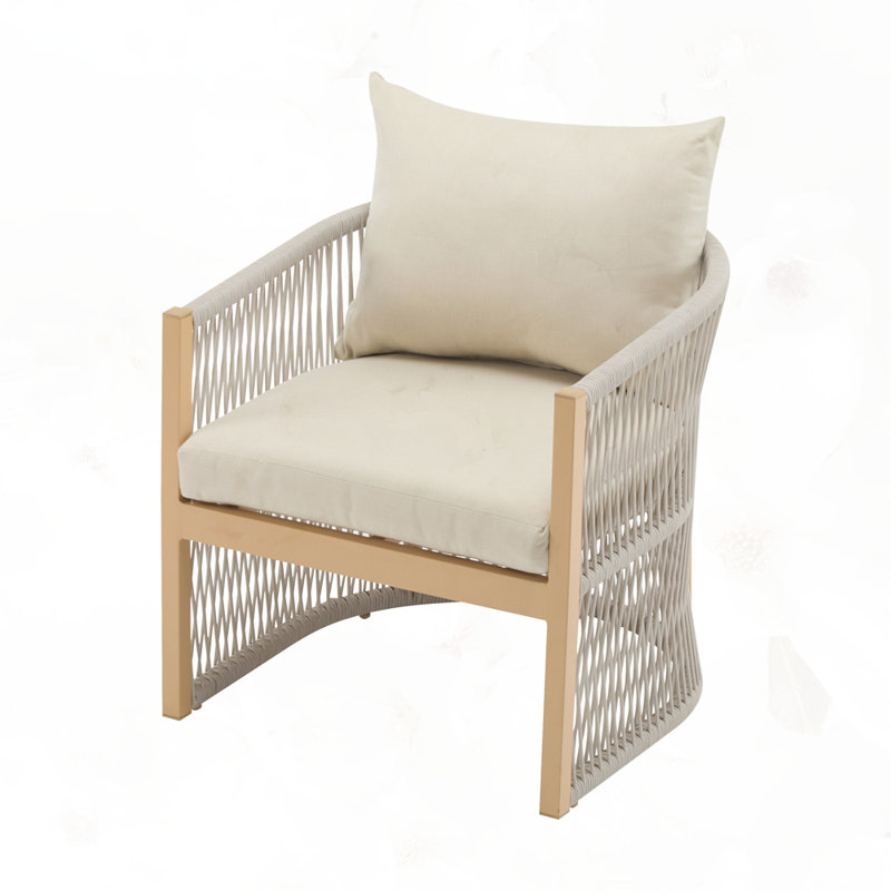 Méridienne Modern, Beige, Naturel