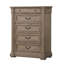 Coffre transitionnel l 38,6 po, gris vieilli