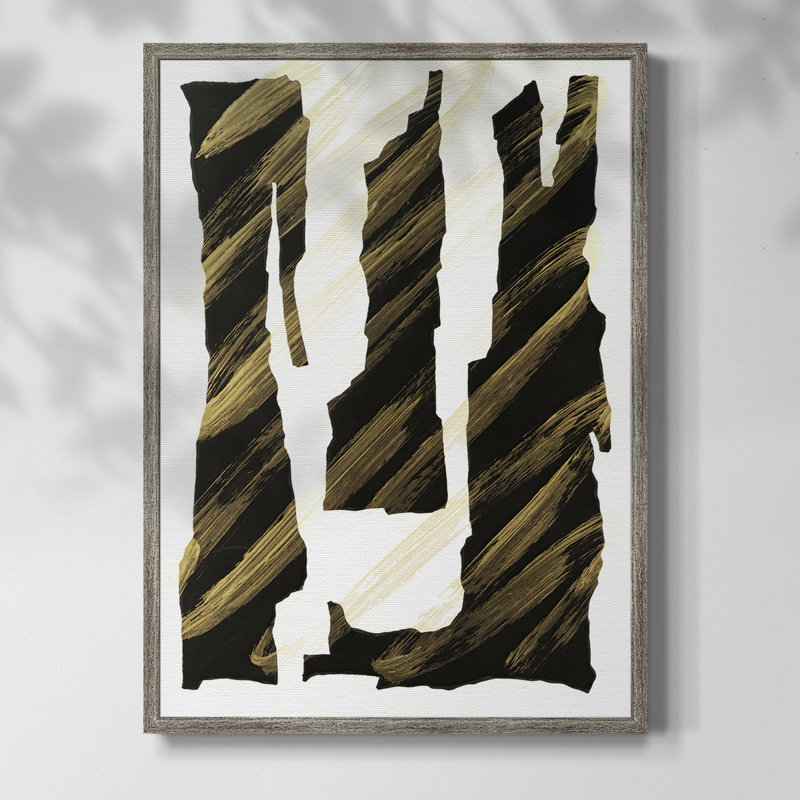 Onyx Obelisks I, reproduction encadrée - bois massif, H 15 po x l 12 po