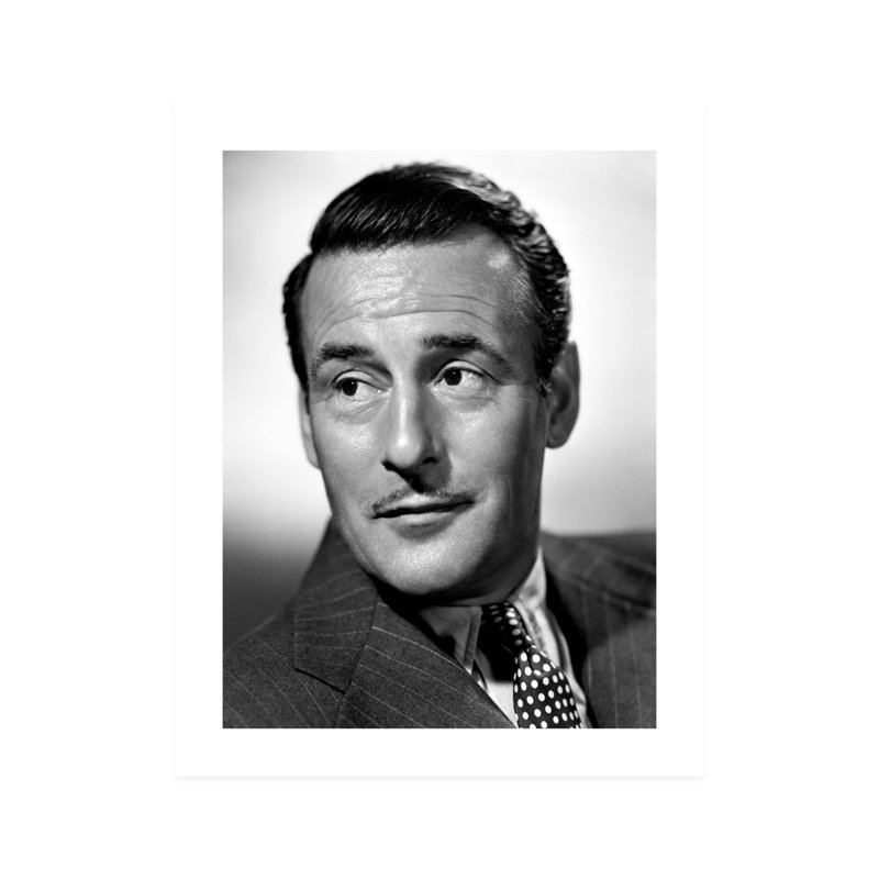" Close-up Of Tom Conway ", 10" H x 8" W