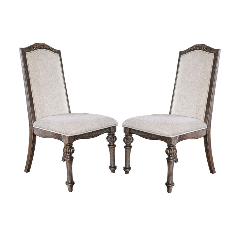 Jarrow 19'' H Upholstered Side Chair, Rustic Natural Tone