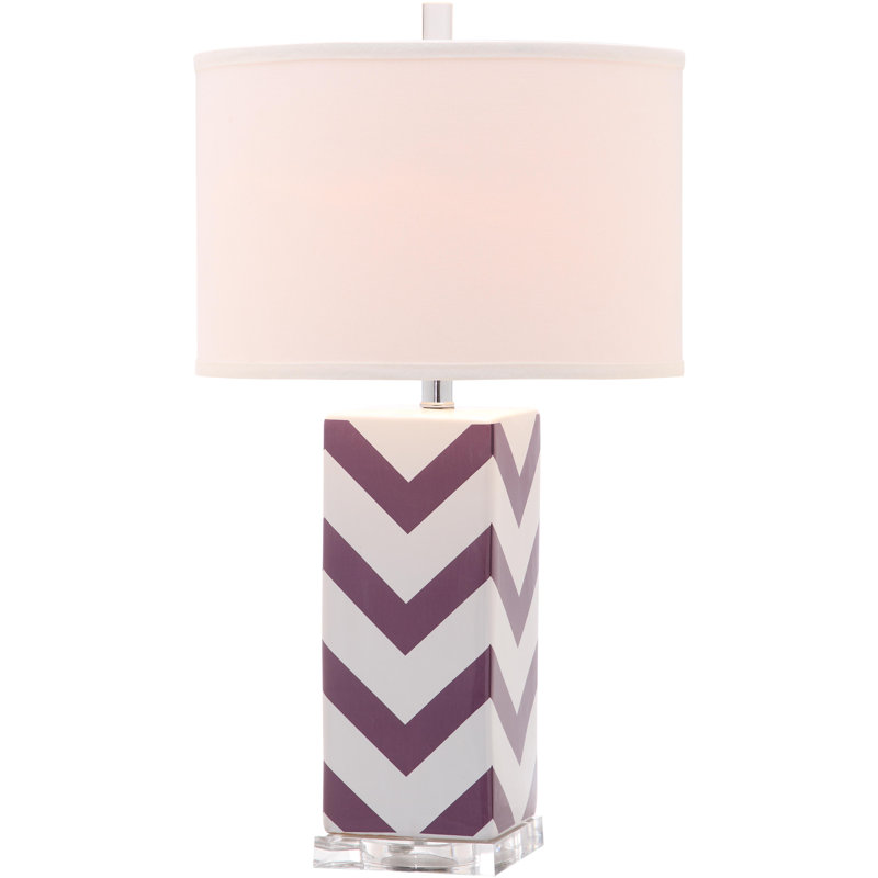 Ensemble de lampe de table 27" giada, Mauve