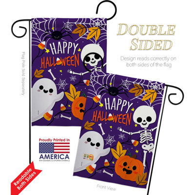 Ensemble de drapeaux en polyester 18,5 po x 13 po Happy