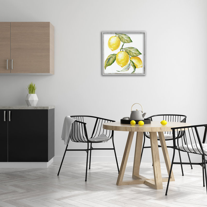 «Rustic Agrumes», art de la giclée encadrée par GraffiTee Studios, Estampe numérique Farmhouse, H 24 po x l 24 po