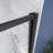 50-54" Wide X 71" High Pivot Semi-Frameless Shower Door With Clear Glass