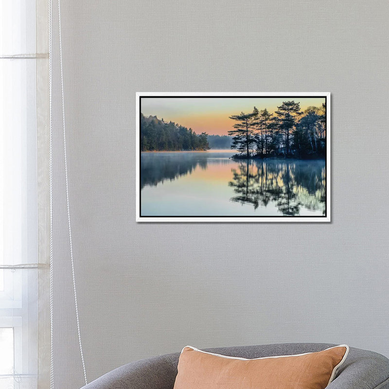 Before People Wake by Benny Pettersson - Print on Canvas, 101.6 cm H x 66.04 cm W, White Framed