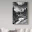 « glacial creek monochrome », reproduction de photo sur toile tendue-33553877