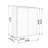 Absco EZI Slider 5' W x 3' D Metal Galvanized Steel Weather Resistant Storage Shed Pale Eucalypt-103557176