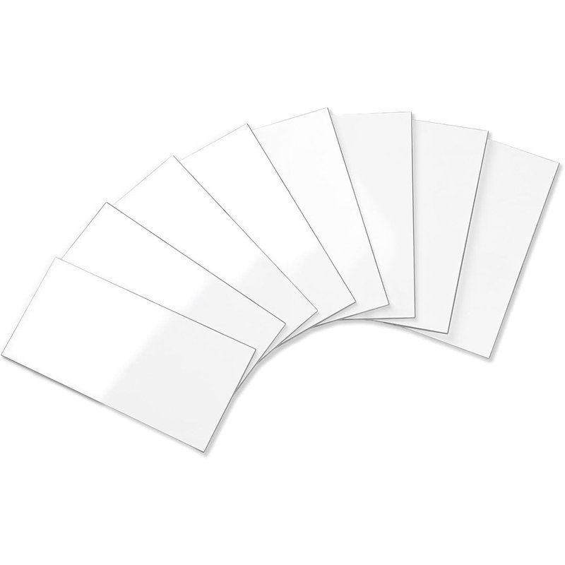 Carreaux de dosseret blanc poli