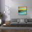 Toile épique Graffiti «Black Sands No. 2» par Cathe Hendrick, 37 po x 37 po