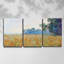 Ensemble de 3 pièces encadrées sur toile-1014401157