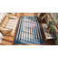 Charming Antique Dhurrie Striped Rug from India