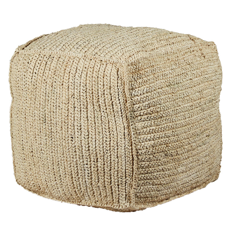Pouf tissé