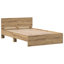 Bed Frame With Headboard Old Wood Solid Pine Wood-926814017-926814047