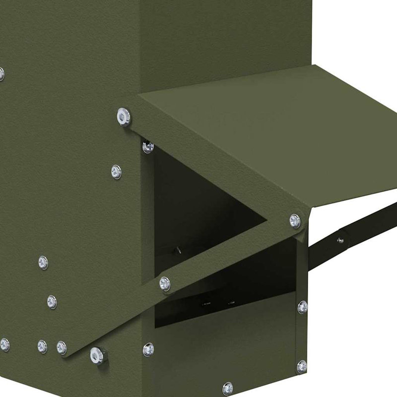 Cold-Rolled Steel Feeder, Olive Green