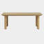 Table basse d'extérieur carrée en bois d'acacia