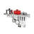 Coppins Steel Rectangle Wall Mounted Pot Rack-1743405441