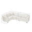 Canapé modulaire courbé en L 104 po-123043693