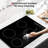 30 in. 4 Elements Electric Cooktop, Built-in Ceramic Glass Stove Top, Knob Control