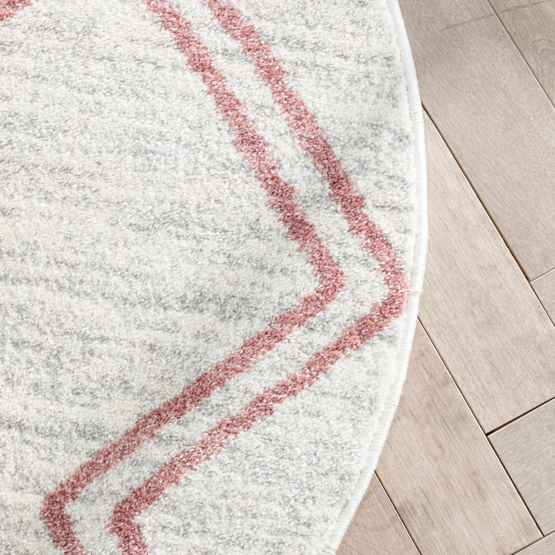 Anupuma Geometric Indoor Rug, Round 4'
