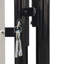 Crabtree Metal Door Fence Garden Mesh Gate with Lock Patio Fencing Terrace-87948109