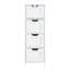 Armoire de salle de bain 4 tiroirs peu encombrante