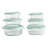 Martha Stewart 12-Piece Clear Glass Food Storage Container Set With Lids