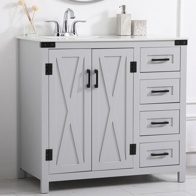 Ensemble de meuble-lavabo simple 36 po Slayton