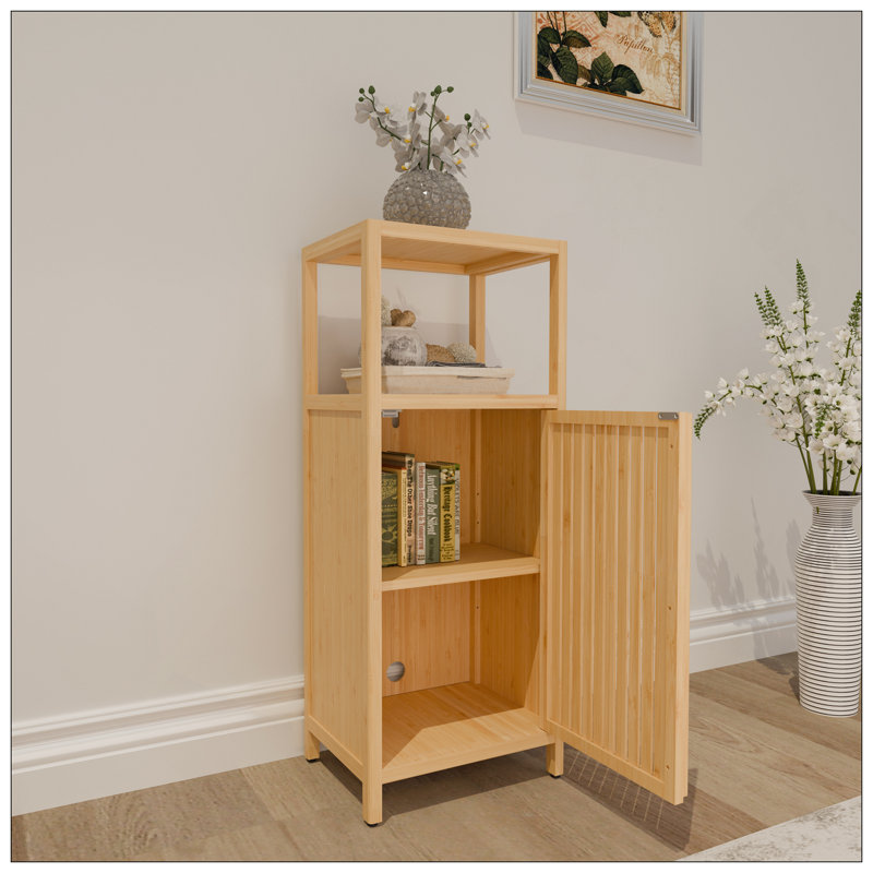 Casier polyvalent à une porte avec une tablette pour une utilisation multi-scène, idéal pour organiser divers espaces dans votre maison