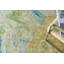 Moderno hand-knotted New Zealand Wool Yellow/Green/Blue Area Rug-879616494