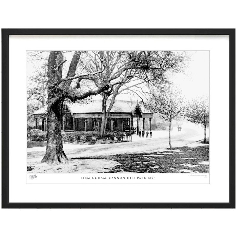 Birmingham, Cannon Hill Park 1896 - Single Picture Frame Print, 60cm H x 80cm W x 2.3cm D
