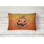 Coussin intérieur/extérieur d’octobre citrouille