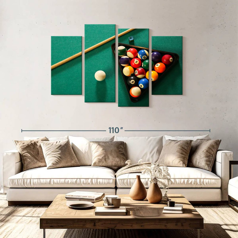Outils de jeu de billard Senne, H 48 po x l 75 po